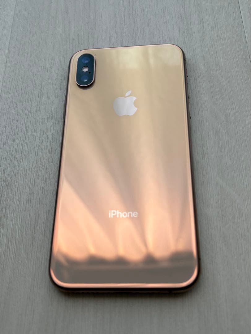 【値下げ中】Apple iPhone X ゴールド　256GB
