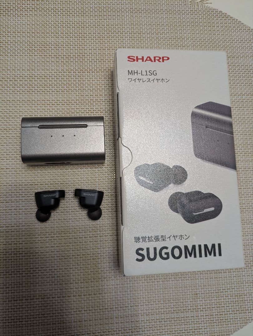 SHARP MH-L1SG ワイヤレスイヤホン