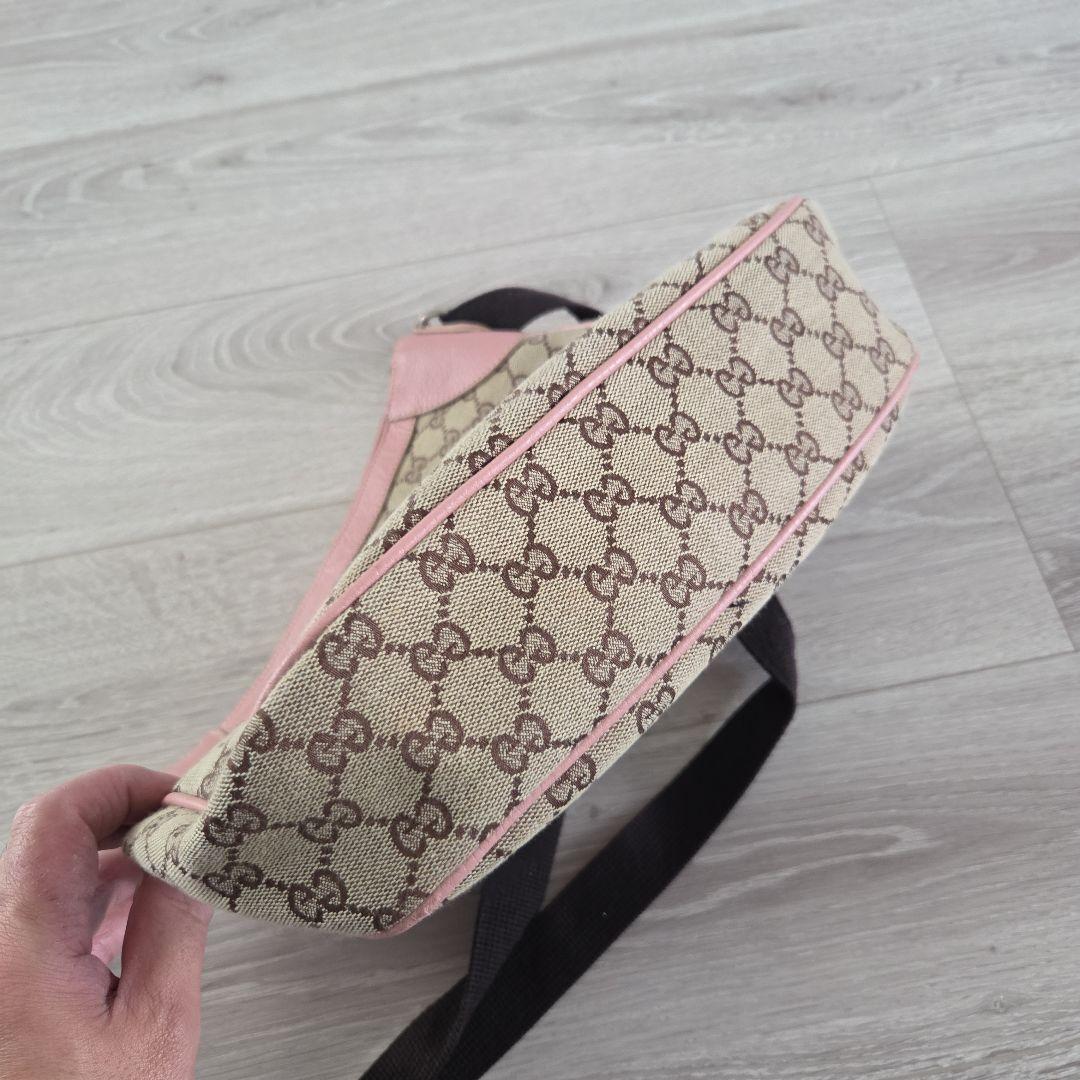 早い者勝ちGucci ショルダーバッグ ベージュ ピンク