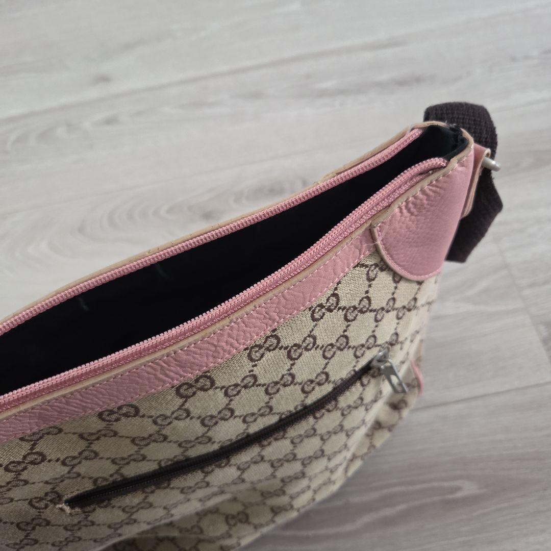 早い者勝ちGucci ショルダーバッグ ベージュ ピンク