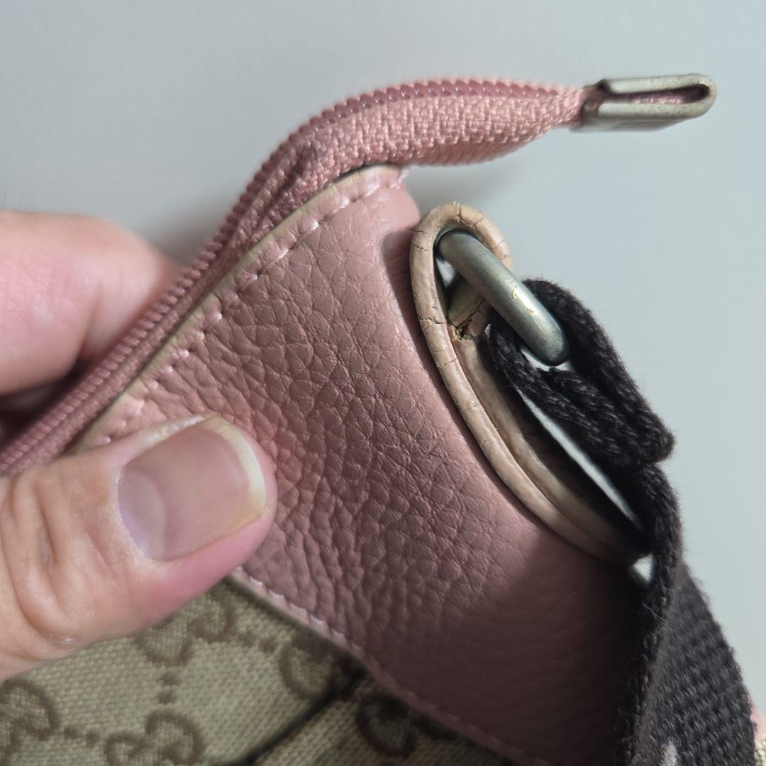 早い者勝ちGucci ショルダーバッグ ベージュ ピンク
