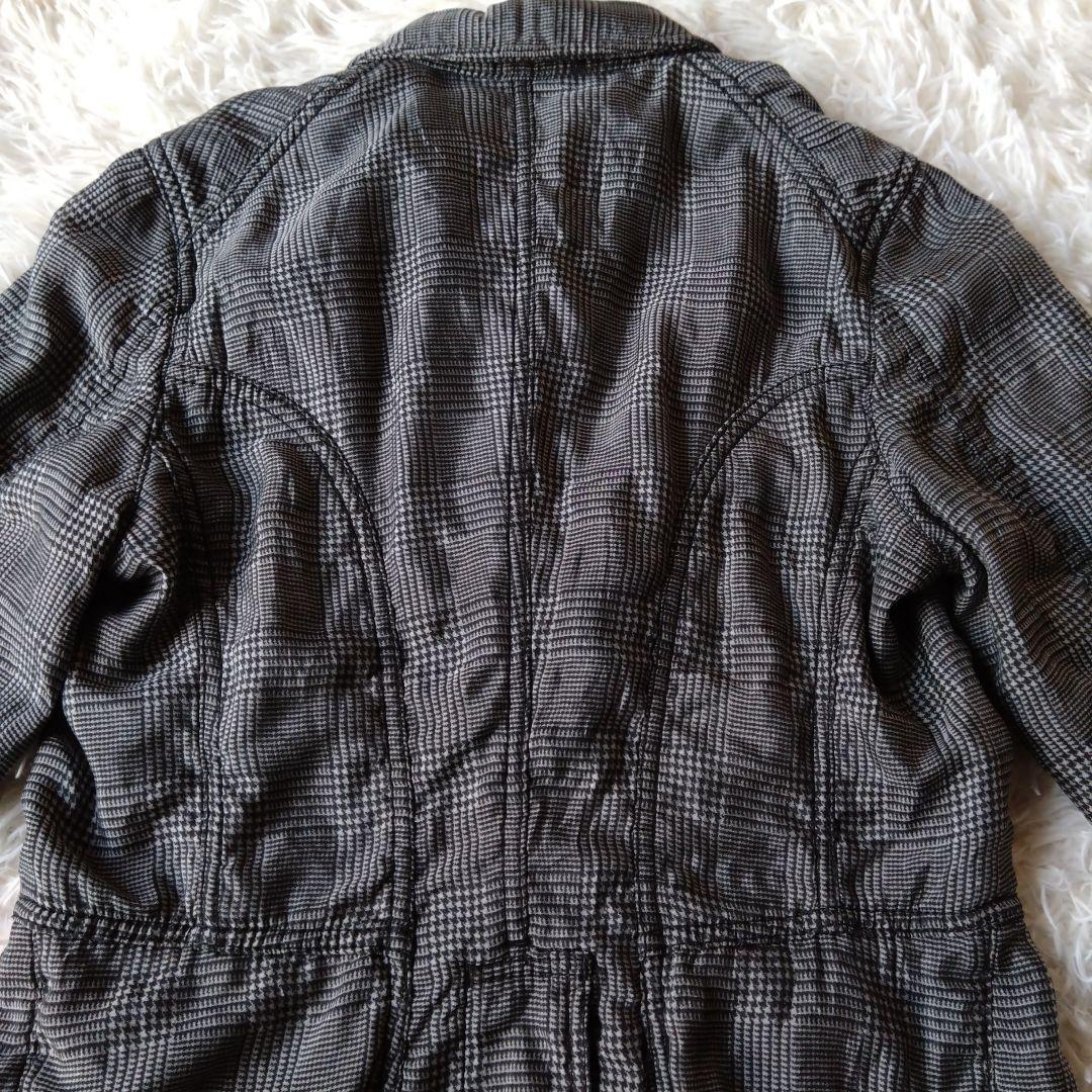 コムデギャルソン　コムコム　燕尾　ジャケット　グレンチェック