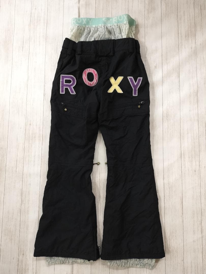 ロキシー/幾何学マルチカラーファージャケット×バック立体ロゴパンツ/ボードウェア