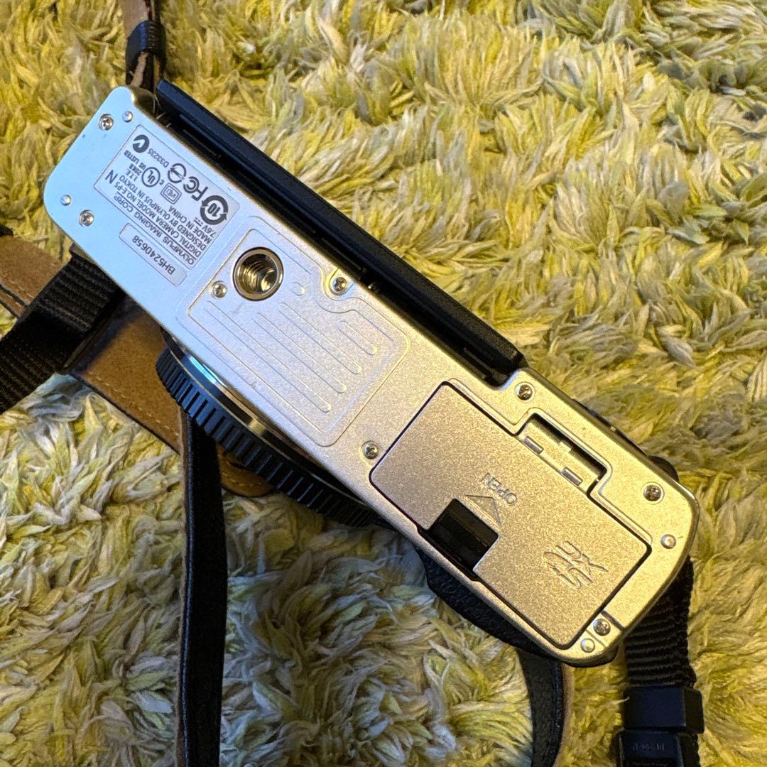 オリンパスOLYMPUS PEN E-P5 ボディ黒／銀(シャッター数少ない)