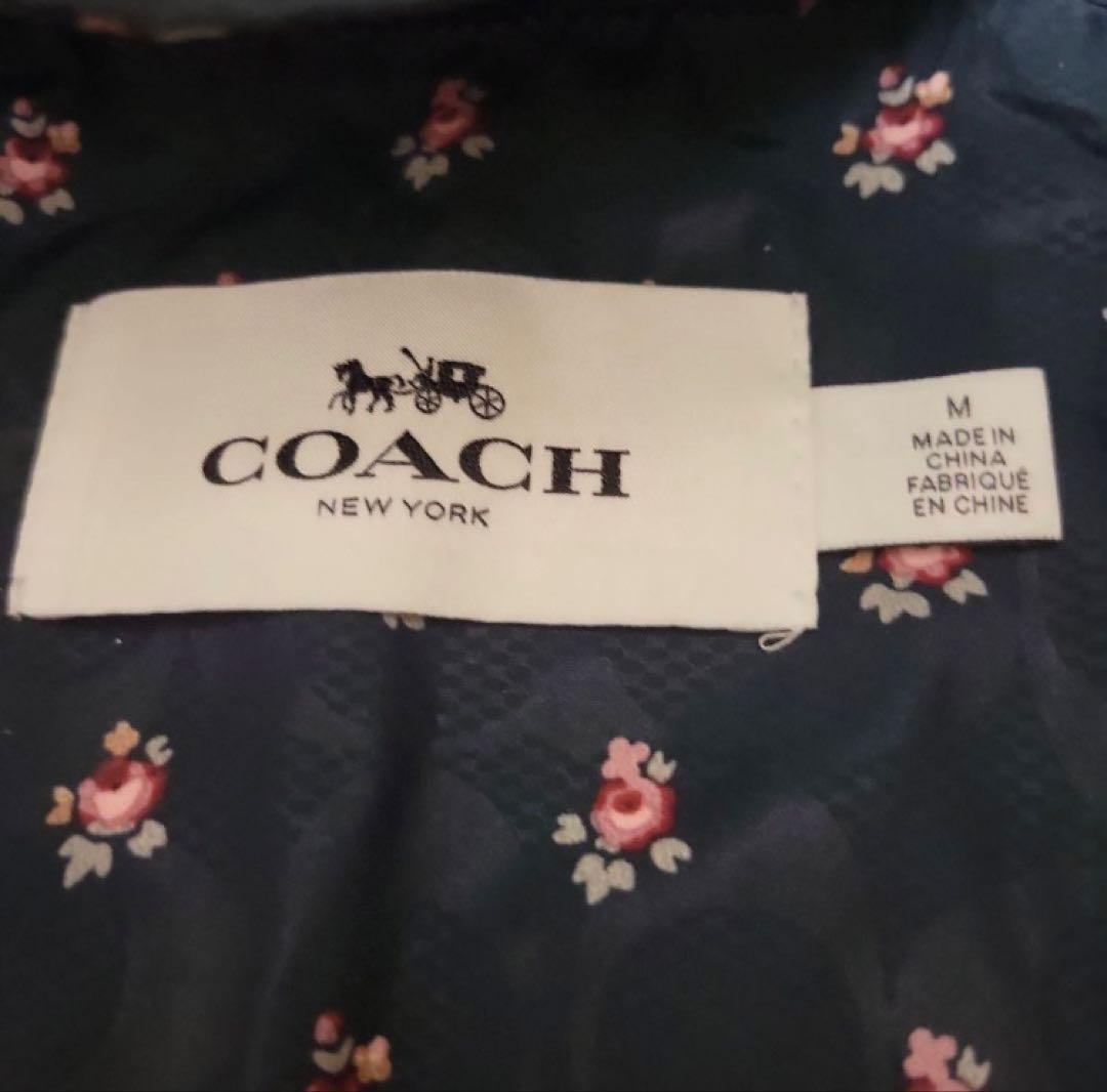 COACH　ナイロンジャケット　M　ネイビー