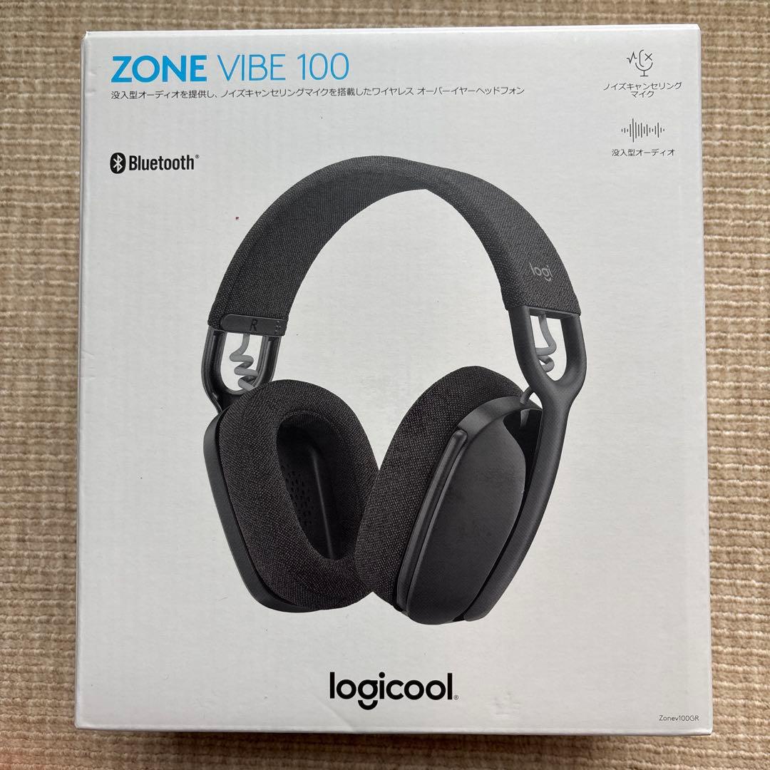 logicool ZONE VIBE 100 ワイヤレスヘッドホン