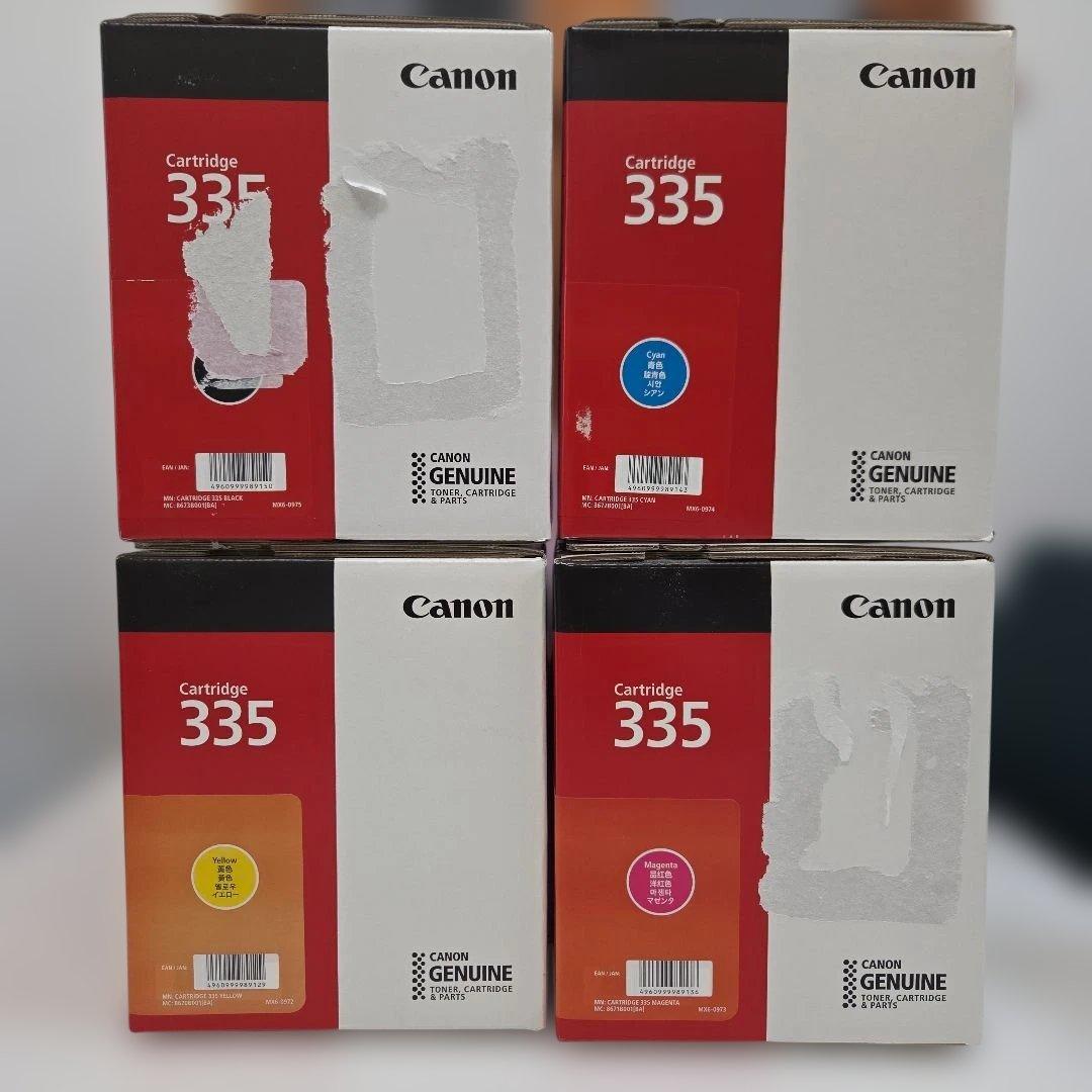 Canon トナーカートリッジ335 4色セット 未開封 純正