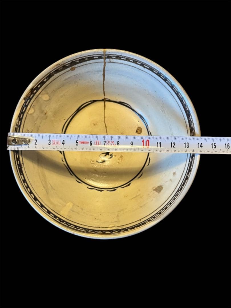 磁州窯銖絵碗（元時代のオリジナル）/古美術/骨董品 茶碗