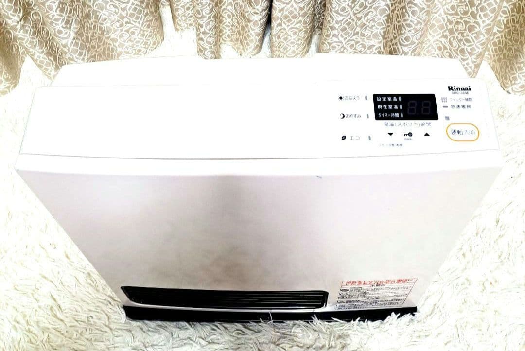 リンナイ SRC-364E ガスファンヒーター　都市ガス 5mホース付き