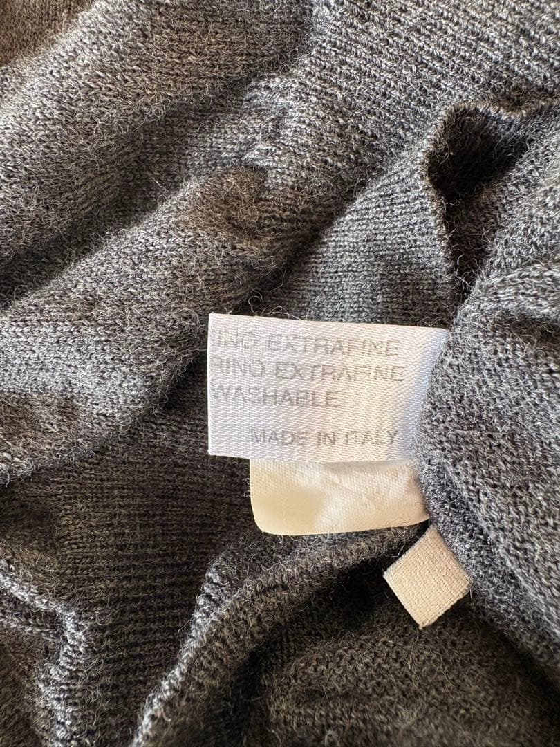 LOEWE ウールポロカラーニット　プルオーバー　大きめ52サイズ　イタリア製