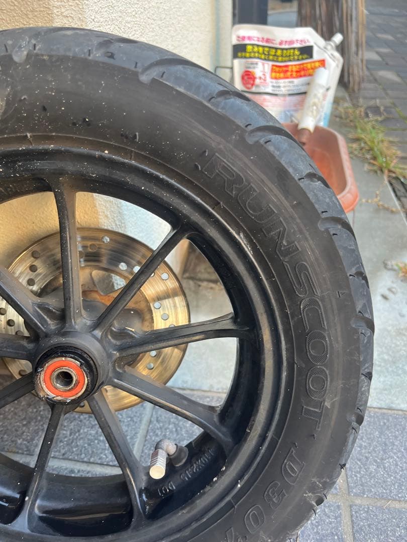 アドレスv125gホイールrpm廃盤レア　10インチ