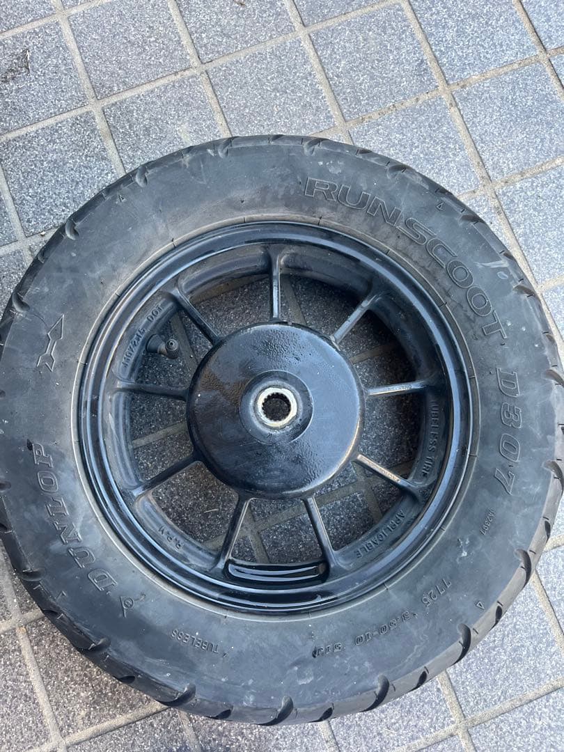 アドレスv125gホイールrpm廃盤レア　10インチ