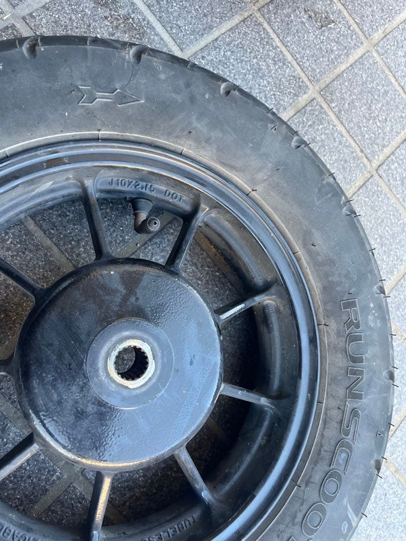 アドレスv125gホイールrpm廃盤レア　10インチ