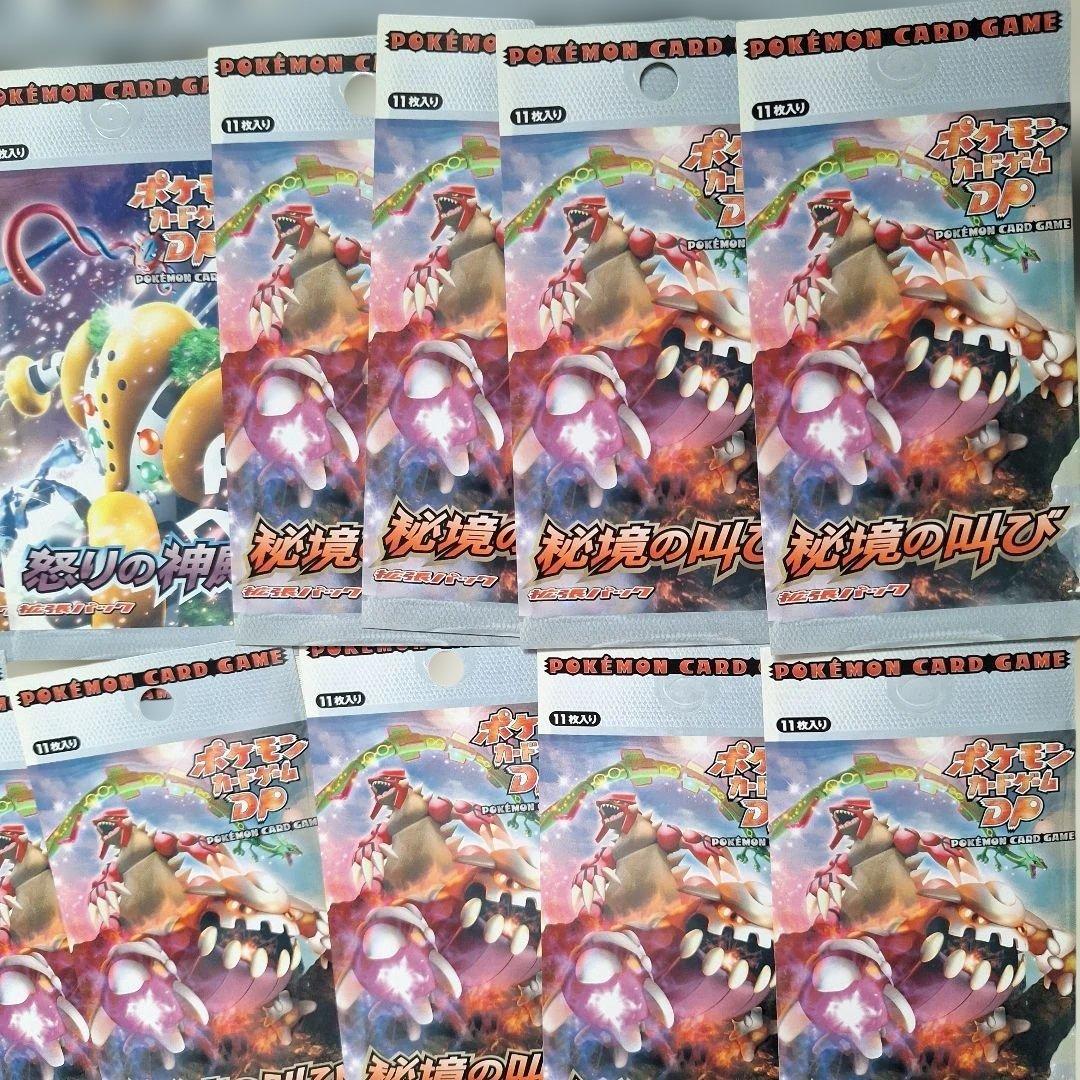 ダミーパッケージ ポケモンカードゲームDP 拡張パック 怒りの神殿 秘境の叫び