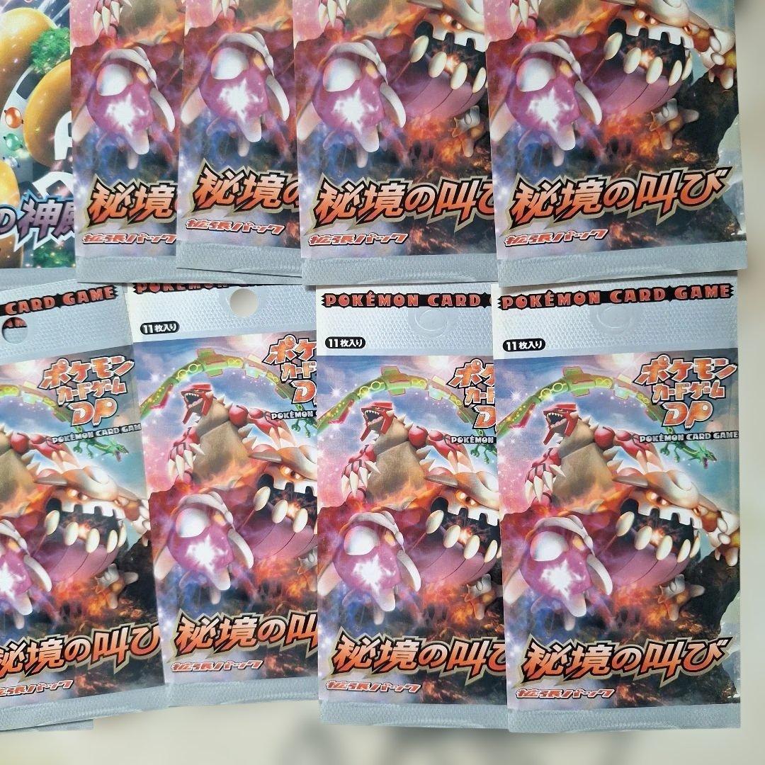 ダミーパッケージ ポケモンカードゲームDP 拡張パック 怒りの神殿 秘境の叫び