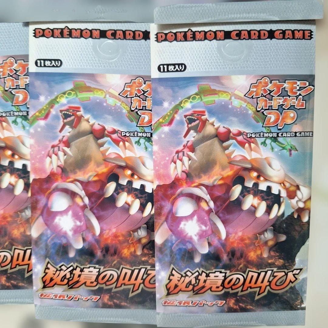 ダミーパッケージ ポケモンカードゲームDP 拡張パック 怒りの神殿 秘境の叫び