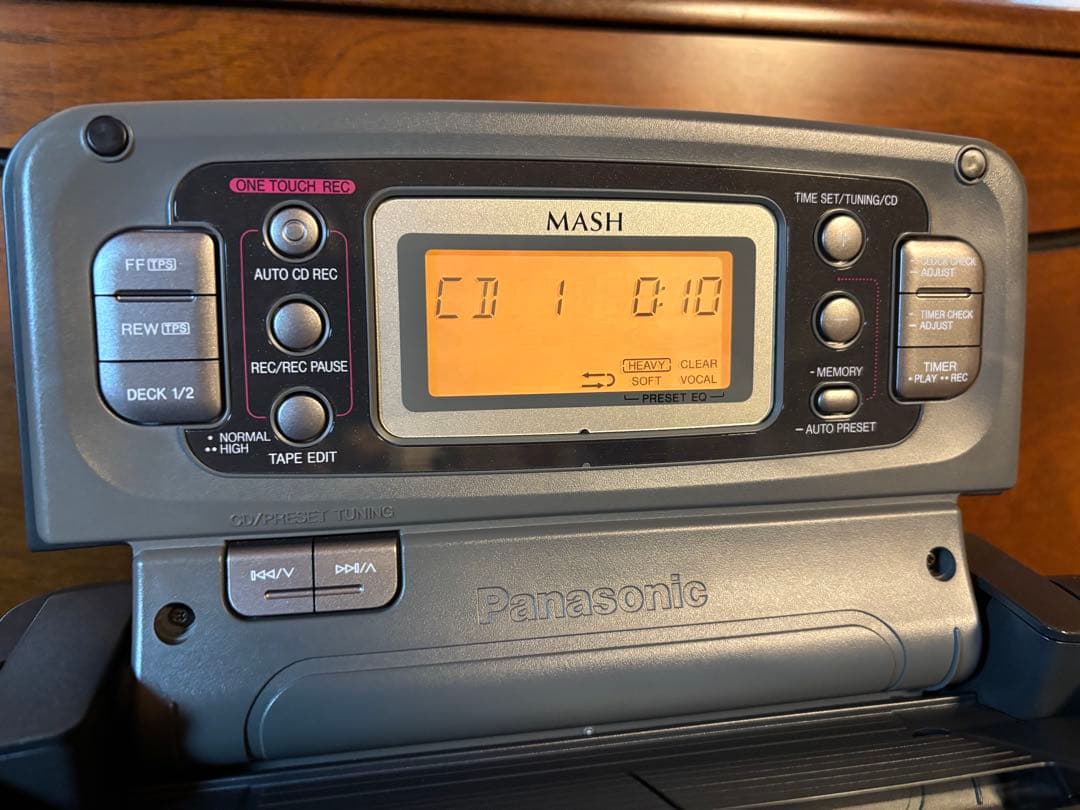 Panasonic RX-DT07 CDラジカセ：作動品