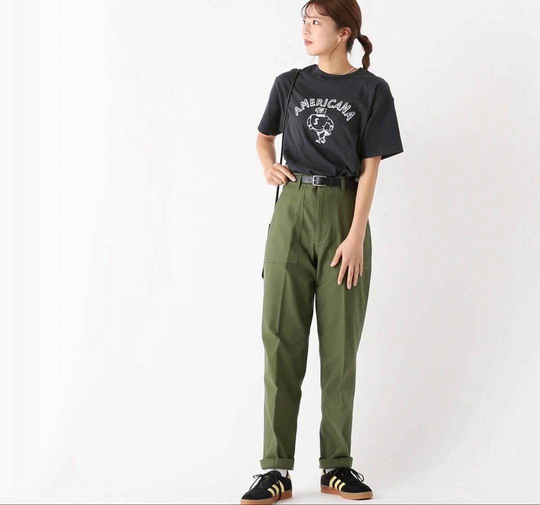 ［超美品］　SHINZONEベイカーパンツ36カーキ