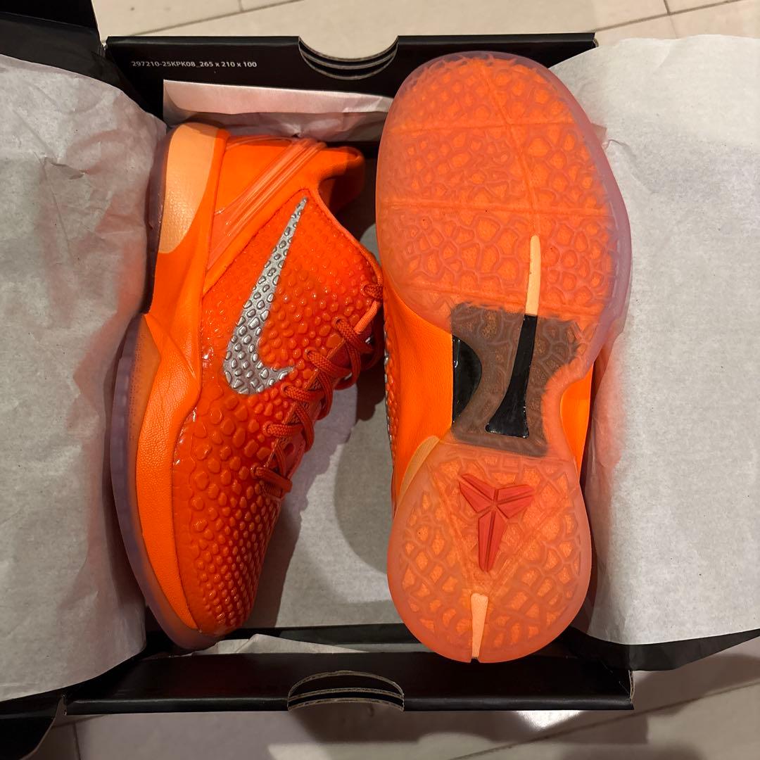 シューズ(男性用) Nike Kobe 6 Protro \"Total Orange\" GS