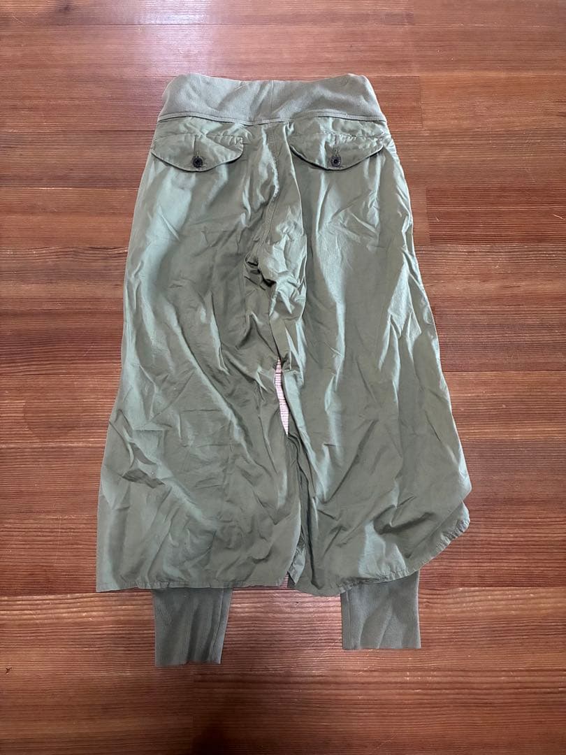 KAPITAL レイヤード風ワイドパンツ　スカート付きパンツ