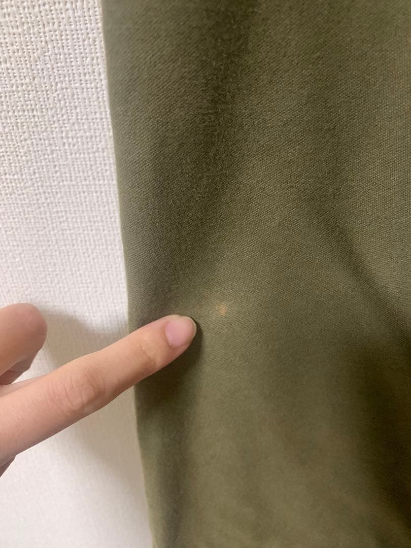 Nigel Cabourn オリーブ サテン ワークパンツ 8