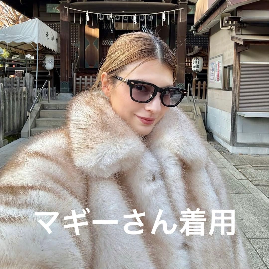 NKNIT 25AW faux fur big jacket ベージュ