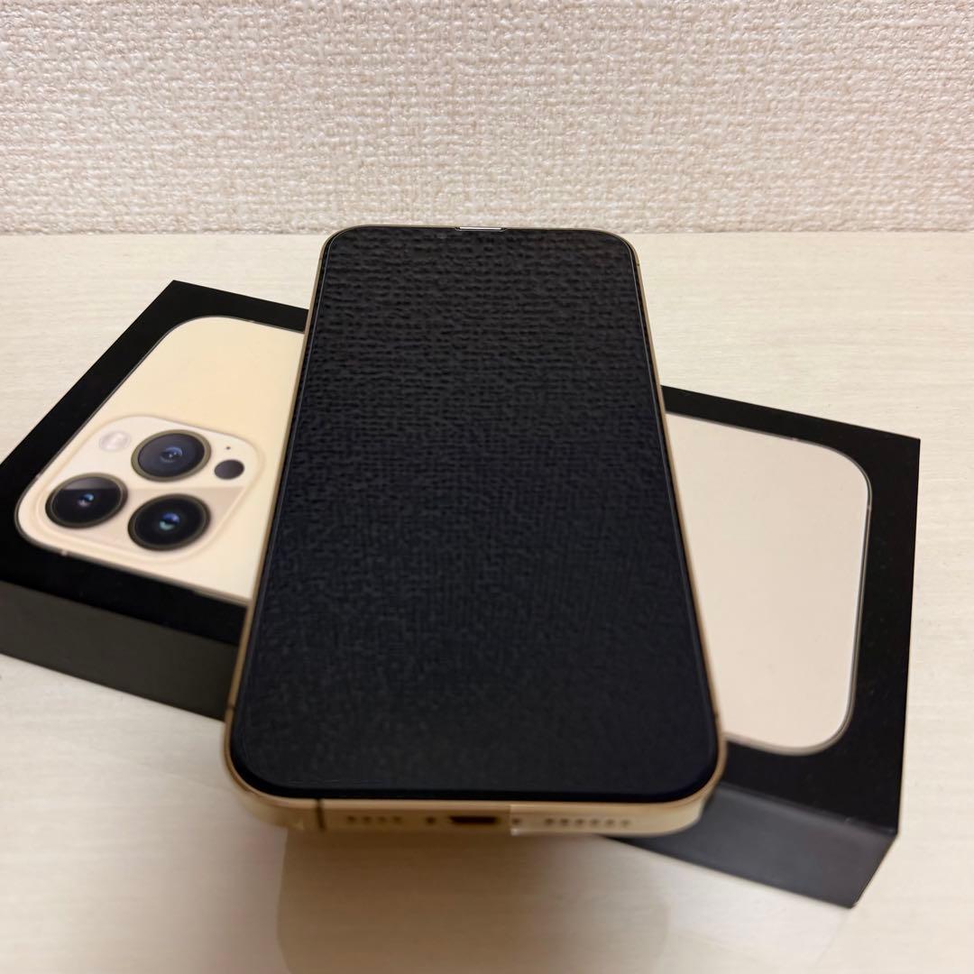 【美品】iPhone13ProMax 512GB ゴールド バッテリー80%