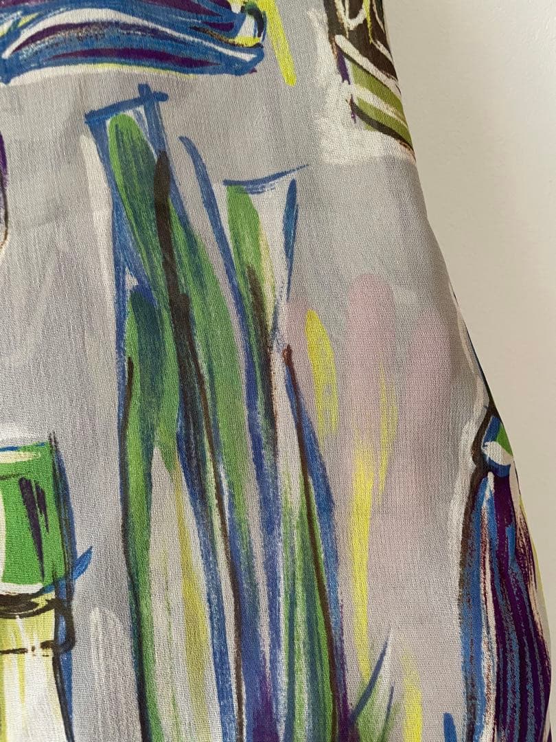 トクコプルミエブォル/アートワンピース チュニックボトル・野菜デザイン