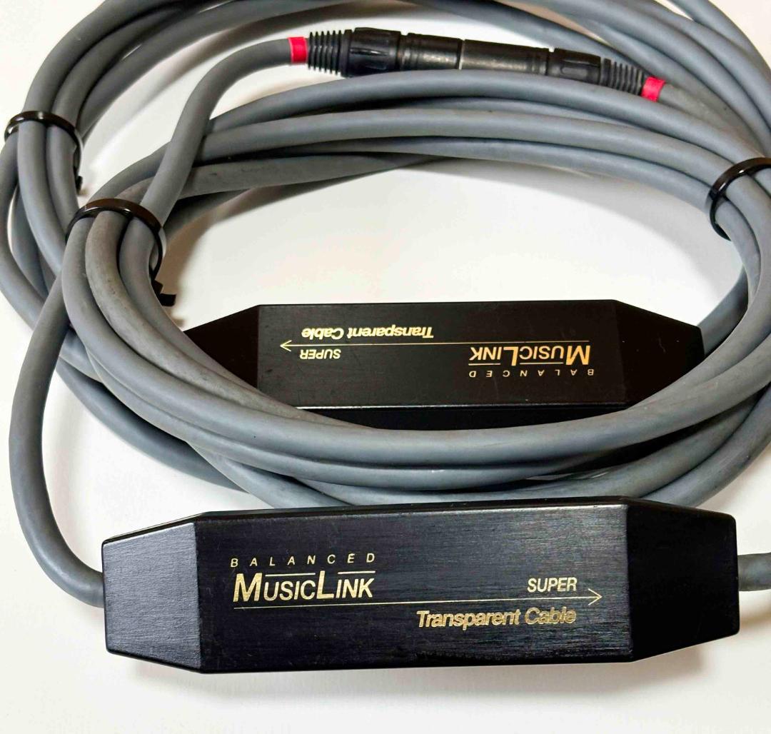 ■Transparent MUSIC LINK 　XLRケーブル 4.5m 2本