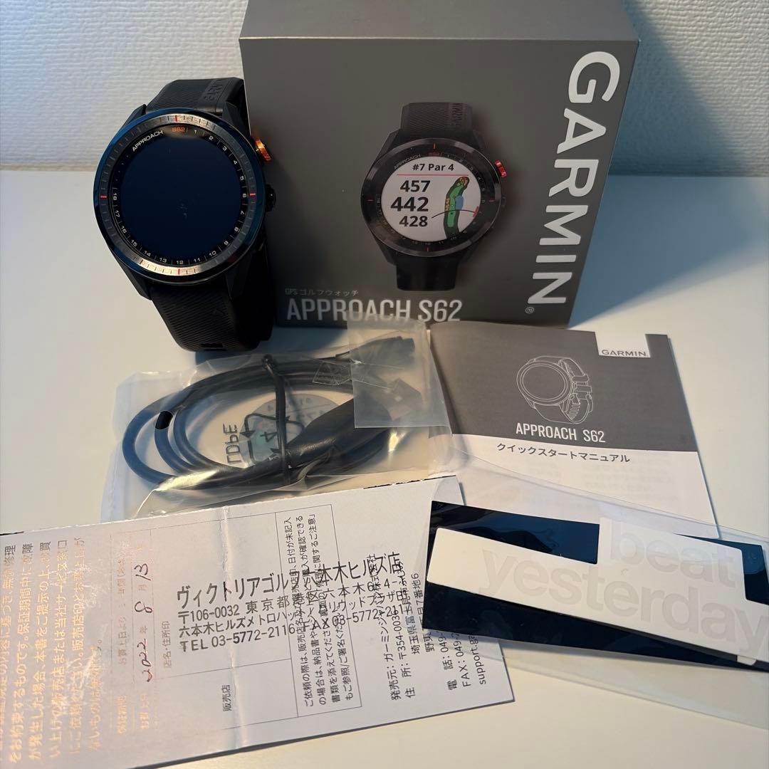 Approach S62 ゴルフGPSウォッチ