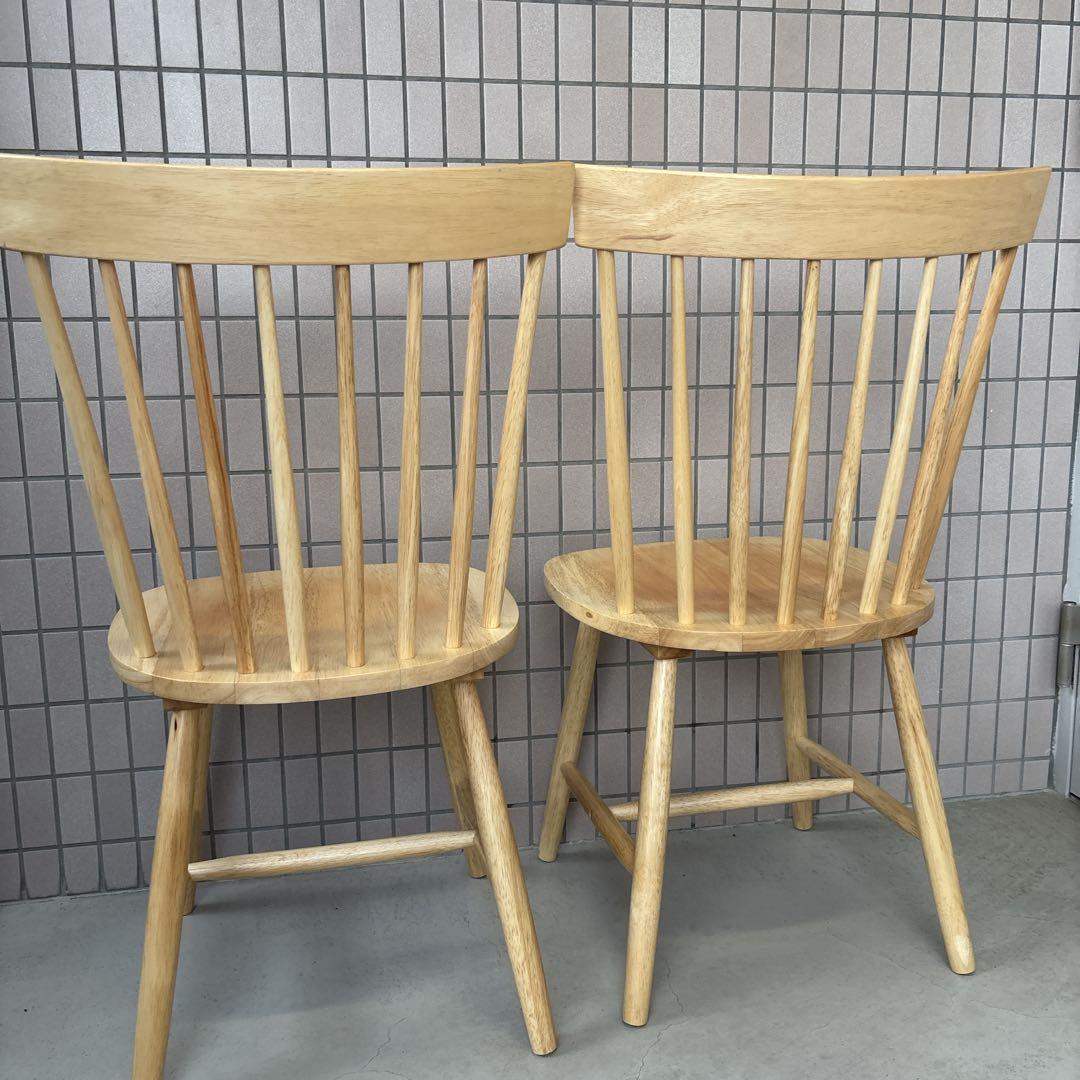 北欧◾️ウィンザーチェア　air-dining c01 NA 2脚