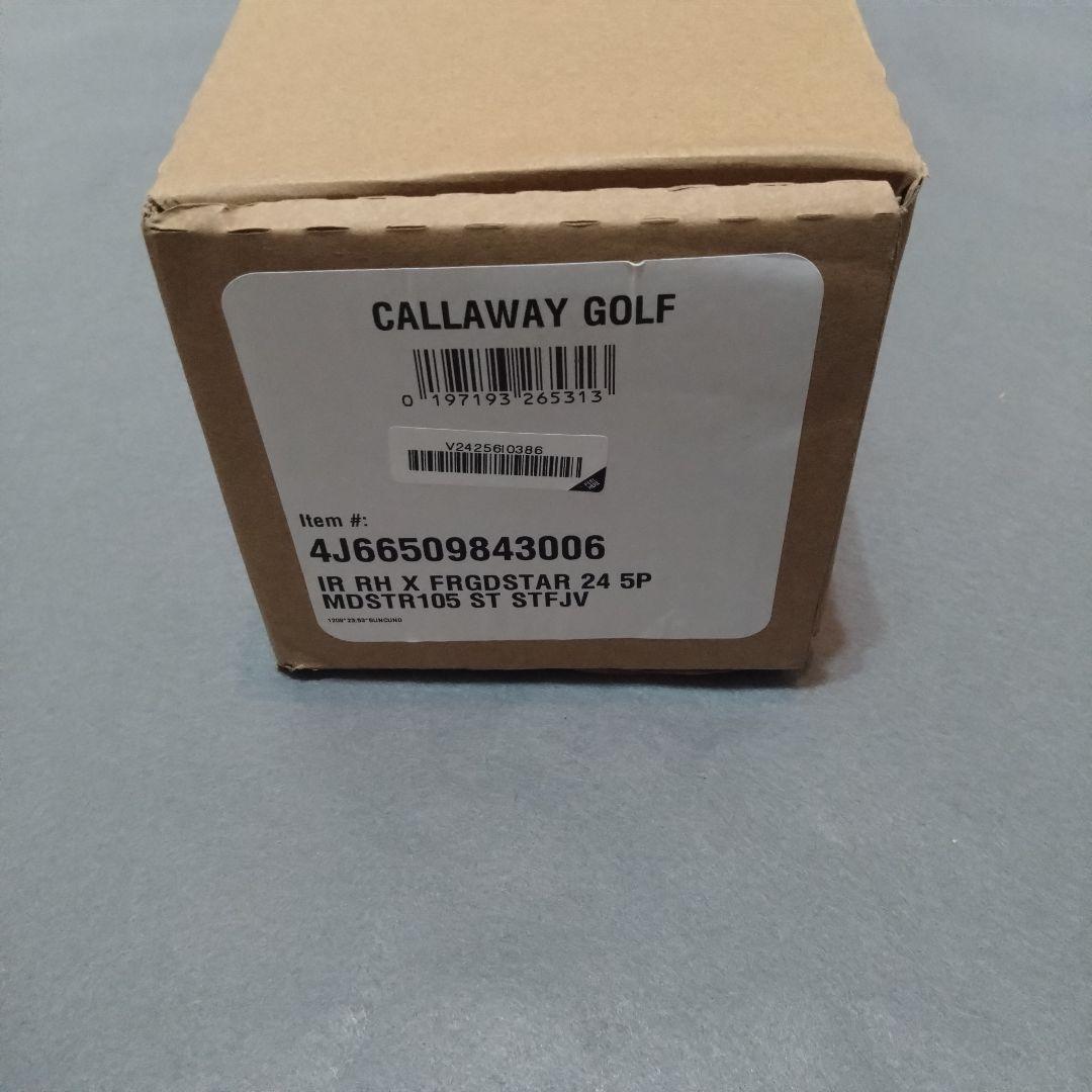 6本 X FORGED STAR アイアンセット 2024 モーダス3 ツアー