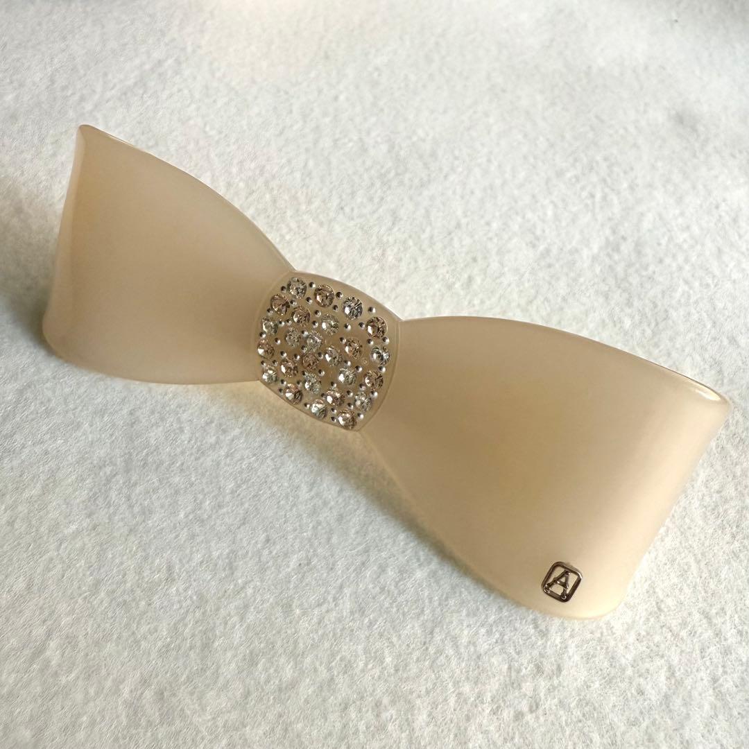 アレクサンドルドゥパリ キティ リボン ビジュー バレッタ