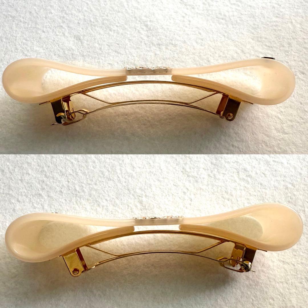 アレクサンドルドゥパリ キティ リボン ビジュー バレッタ