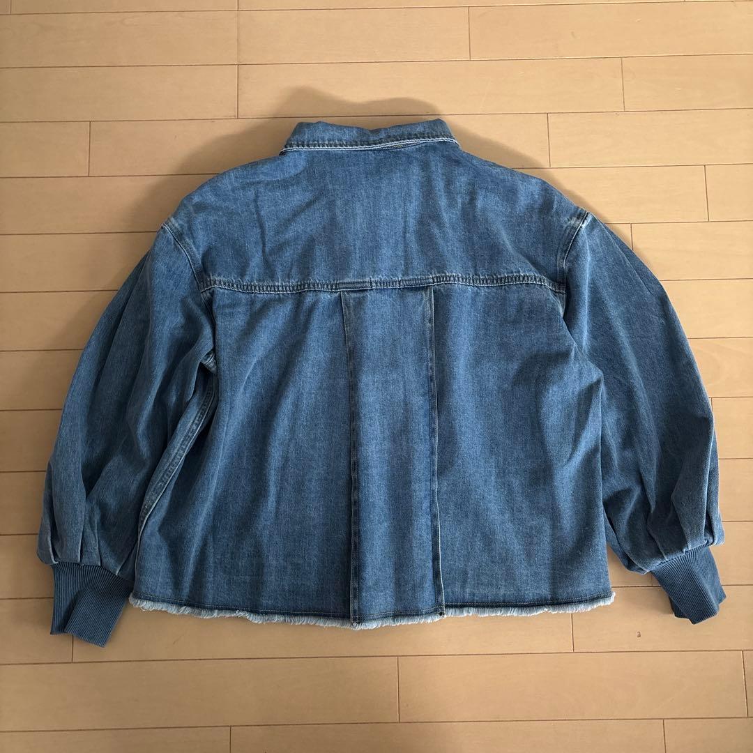 ビアズリー パフ袖デニムジャケット<FRIPIER>