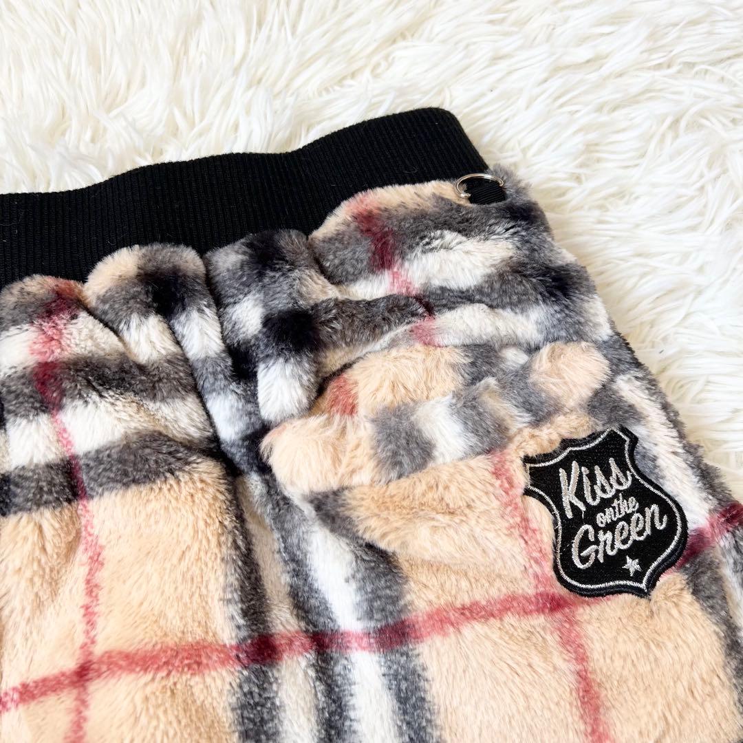 キスオンザグリーン　ゴルフウェア　チェック柄　セットアップ　ジャケット　スカート