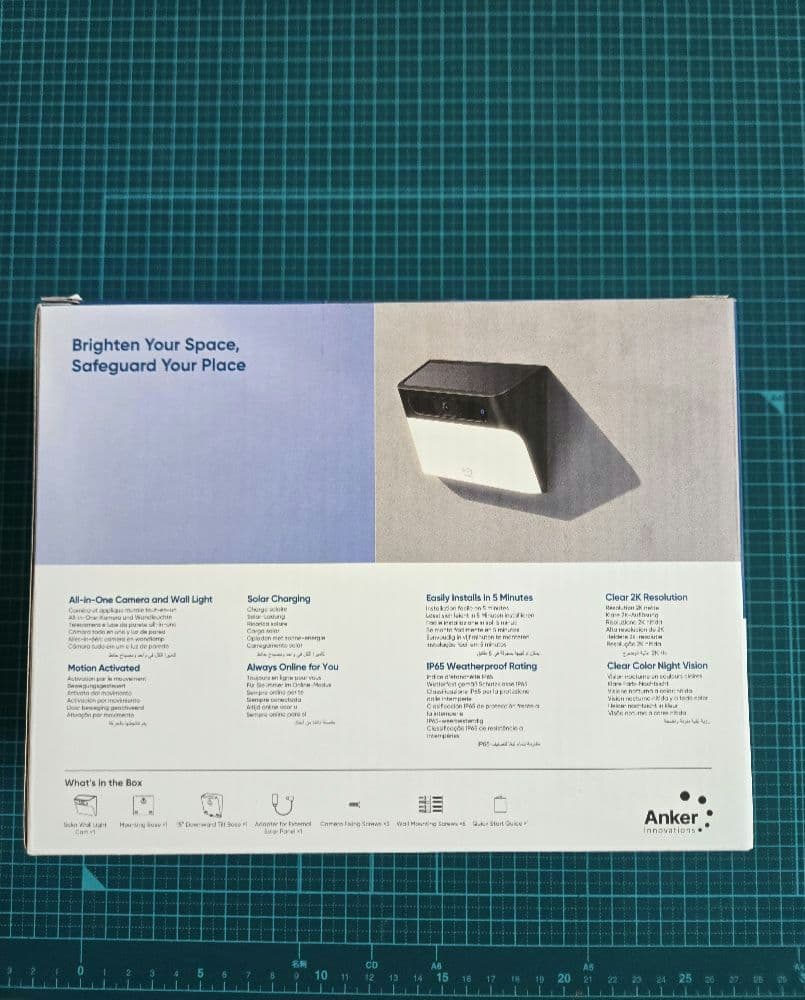 【新品】Anker eufy Solar Wall Light Cam S120