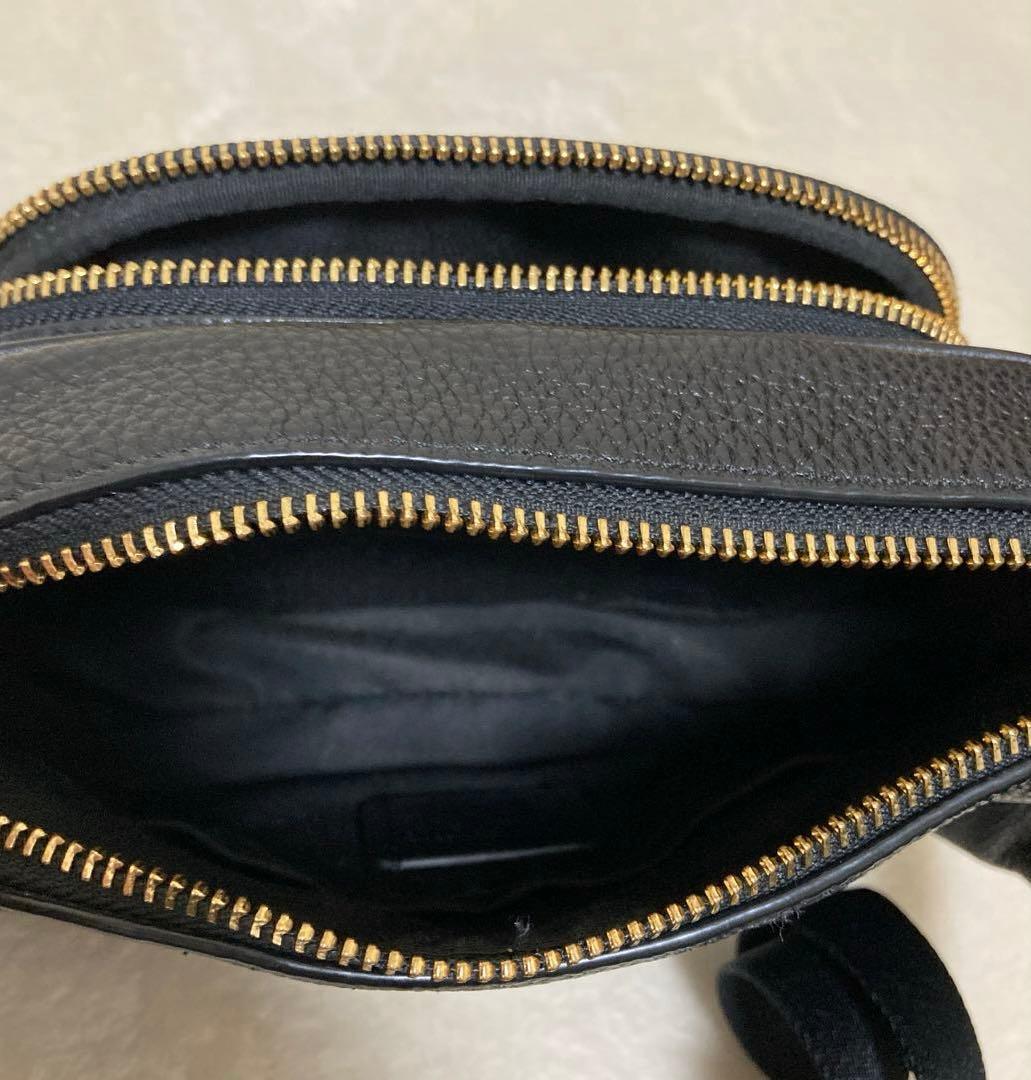 コーチ COACH 6488ブラック ボディバッグ 　ウエストバッグ 極美品