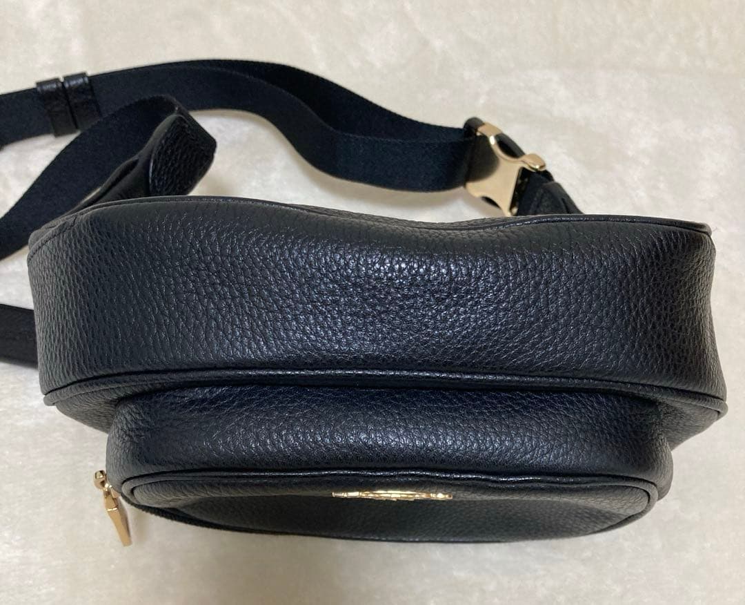 コーチ COACH 6488ブラック ボディバッグ 　ウエストバッグ 極美品