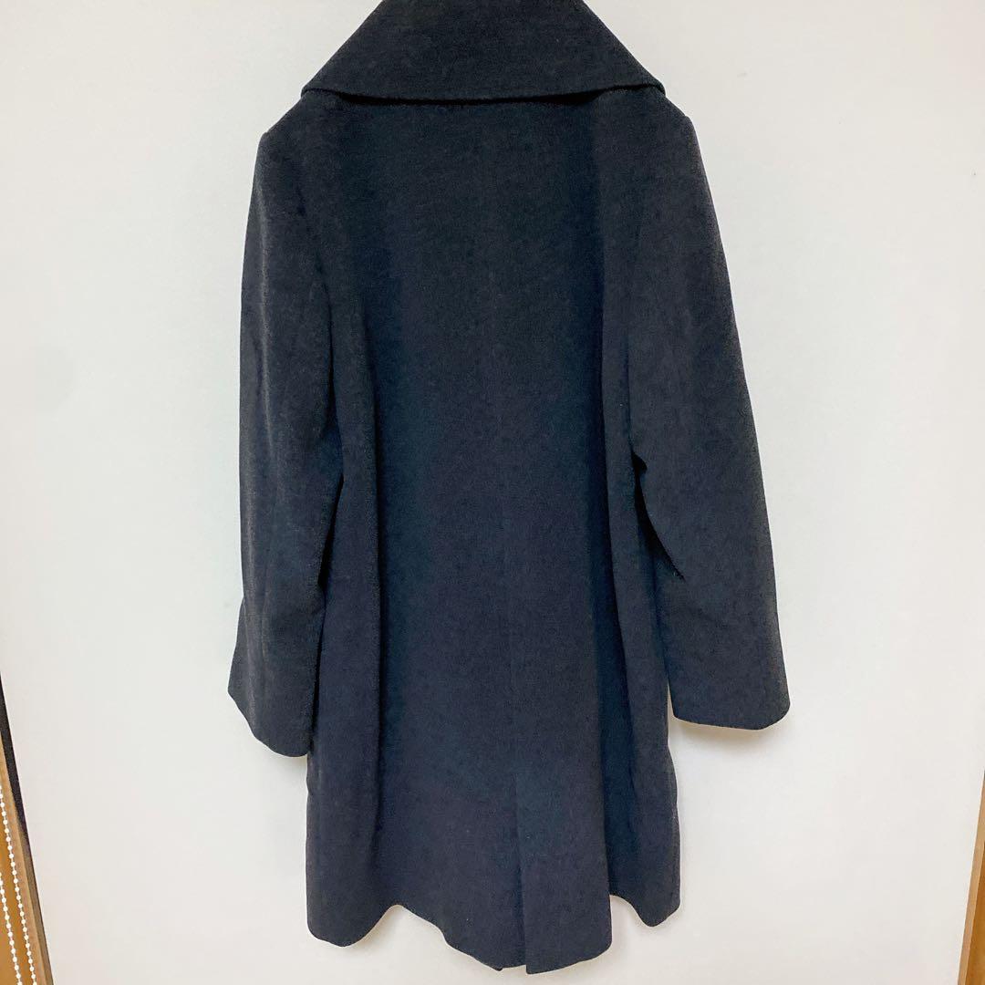 美品　23区　ウールステンカラーコート　カシミヤ混　大きいサイズ　44