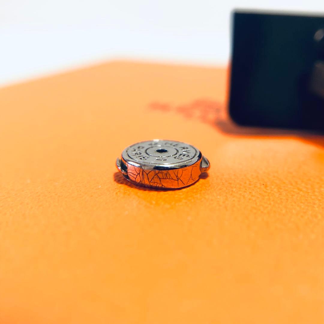 HERMES エルメス バッファローホーン Hロゴ ピアス 片耳 F252044