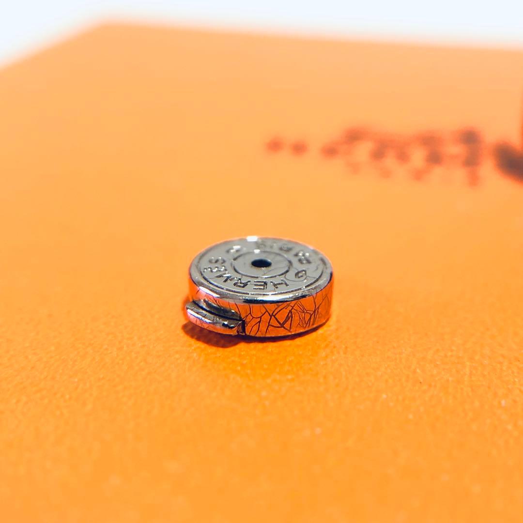 HERMES エルメス バッファローホーン Hロゴ ピアス 片耳 F252044