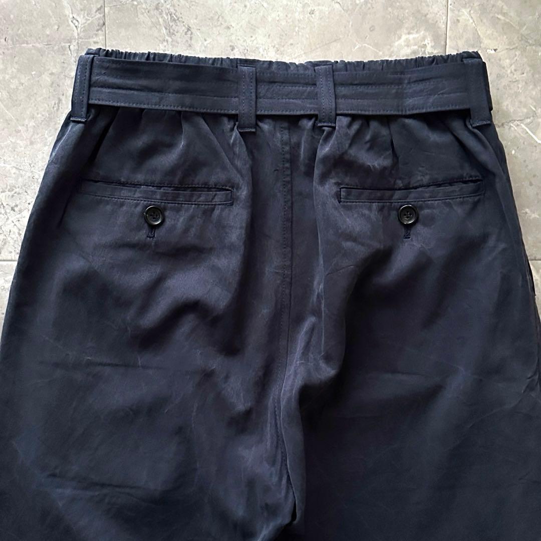 ISSEY MIYAKE MEN ベルテッド イージーパンツ スラックス S