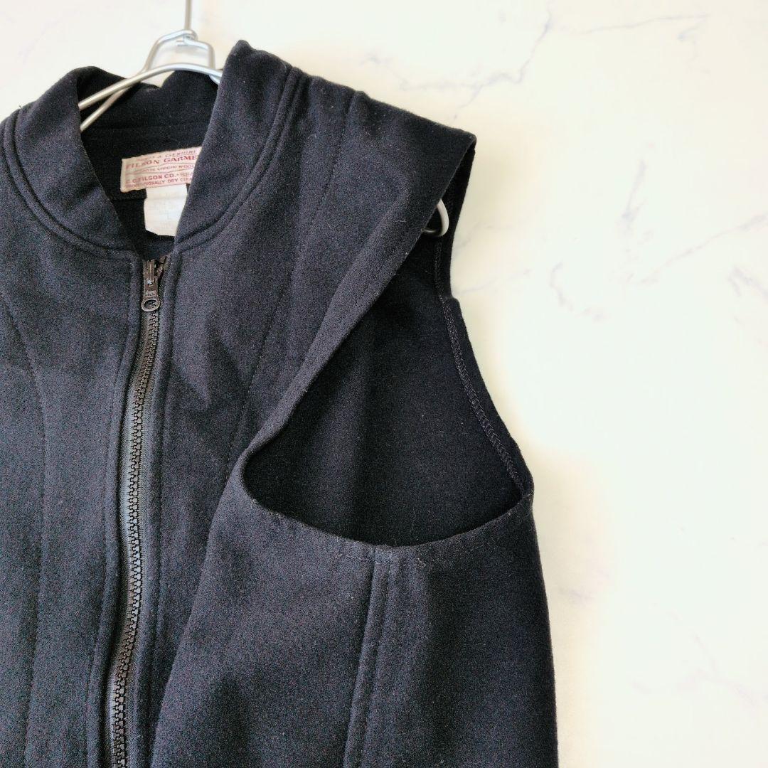 【希少】 FILSON フィルソン ベスト ウール USA製 ブラック L