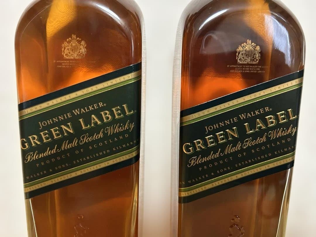 ジョニー・ウォーカー グリーンラベル 15年 700ml 2本セット