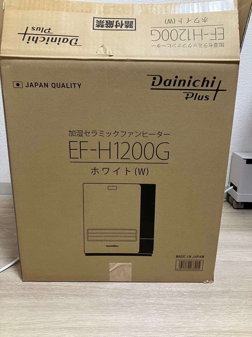 ダイニチ 加湿セラミックファンヒーター EF-H1200G ホワイト