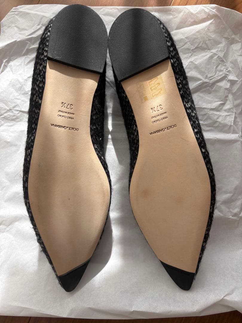 Dolce & Gabbana ビジュー付きフラットシューズ