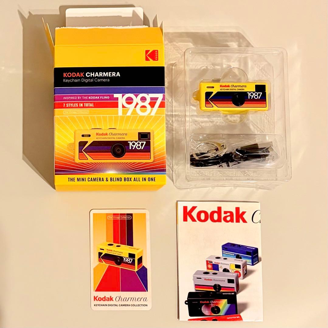 Kodak Charmera キーチェーンデジタルカメラ TYPE01 イエロー