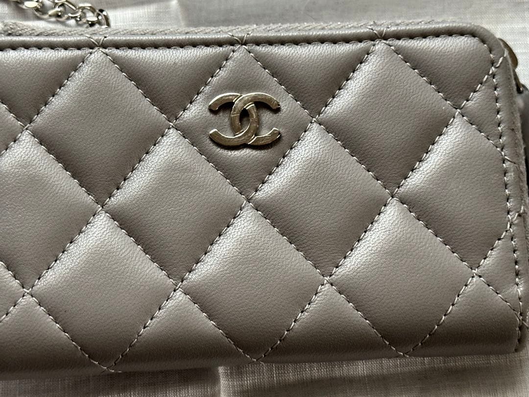 美品⭐︎シャネル ⭐︎タイムレスクラシック ⭐︎＆キーケース⭐︎グレー