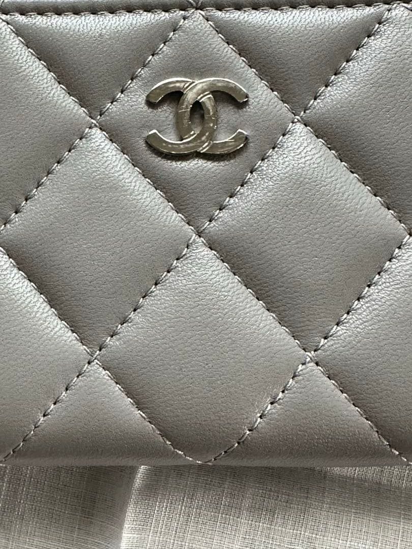 美品⭐︎シャネル ⭐︎タイムレスクラシック ⭐︎＆キーケース⭐︎グレー